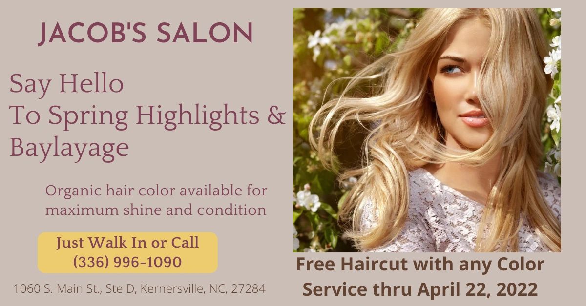 Supercuts, Kernersville is now Jacob's Salon! Here's the Special